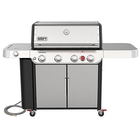 WEBER GENESIS S435 Series Gas Grill, 48,000 Btu, Natural Gas, 4Burner, 646 sqin Primary Cooking Surface 38400001